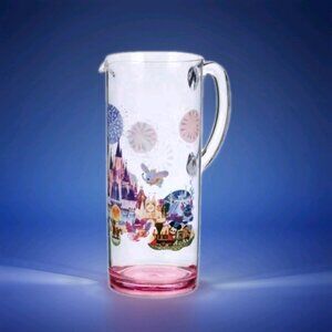 NWT 2023 Disney Parks Joey Chou Cinderella Castle Magic Kingdom Beverage Pitcher